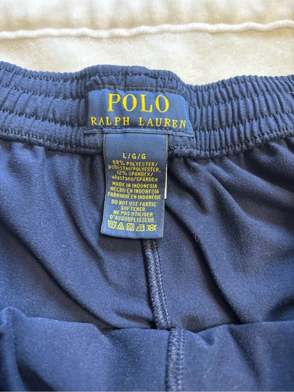 Polo by Ralph Lauren Navy Drawstring Lounge Pants